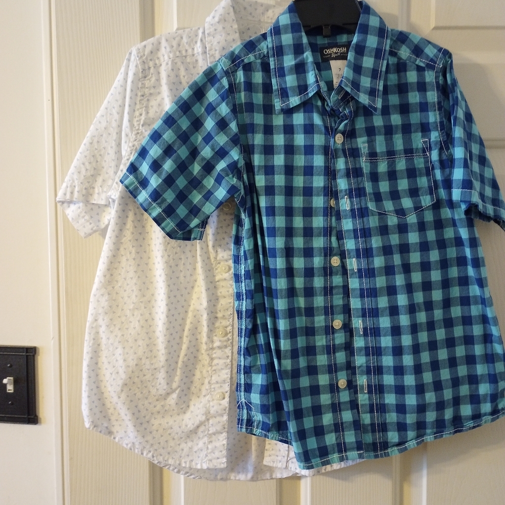 Boys Short Sleeve Dress Shirts